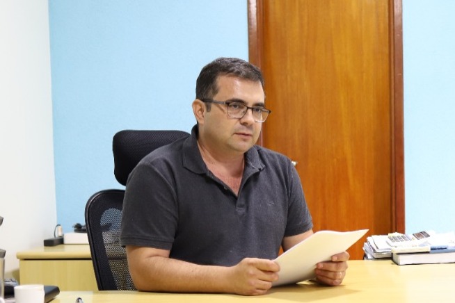 O presidente da ACS, 1º SGT PM Fabrício de Carvalho Moura.