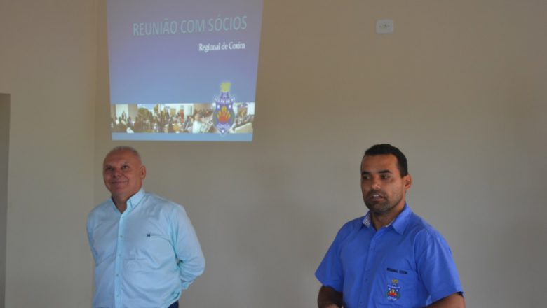 Cabo Couto se reúne com associados na Regional de Coxim