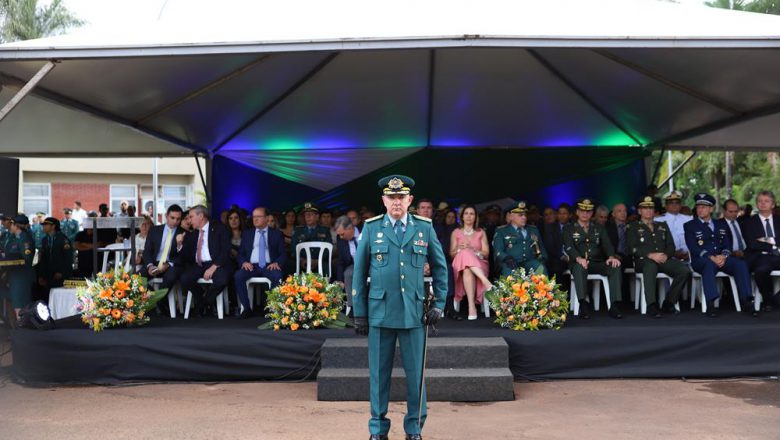 Coronel Renato dos Anjos Garnes assume Comando-Geral da PMMS; Coronel Neidy é a 1ª Subcomandante-Geral mulher