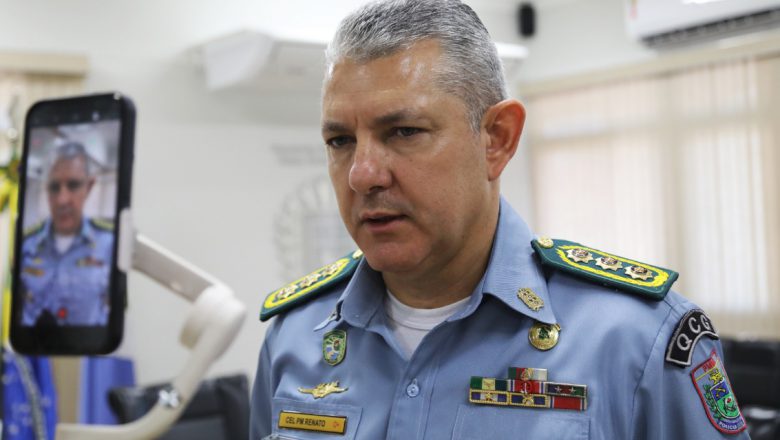 Sargento Moura parabeniza novo Comandante-Geral da PMMS