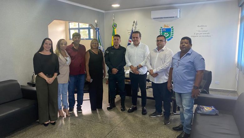 Diretoria da ACS participa de reunião com Tenente-Coronel Mauro César Sales Ormay