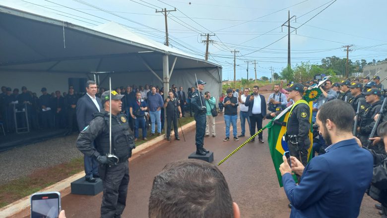 Presidente da ACS, participa de solenidade de troca de comandante do DOF