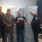 Regional de Corumbá entrega colchões para a Polícia Militar Ambiental no Buraco das Piranhas