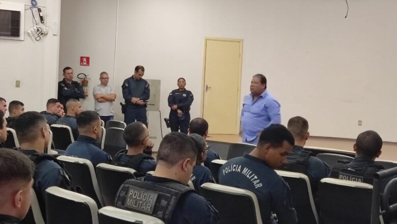 ACS participa de formatura semestral do 10º Batalhão da PM em Campo Grande