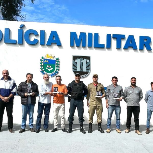 Regional de Jardim é homenageada durante inauguração de melhorias na 3ª Cia do 11° BPM em Porto Murtinho