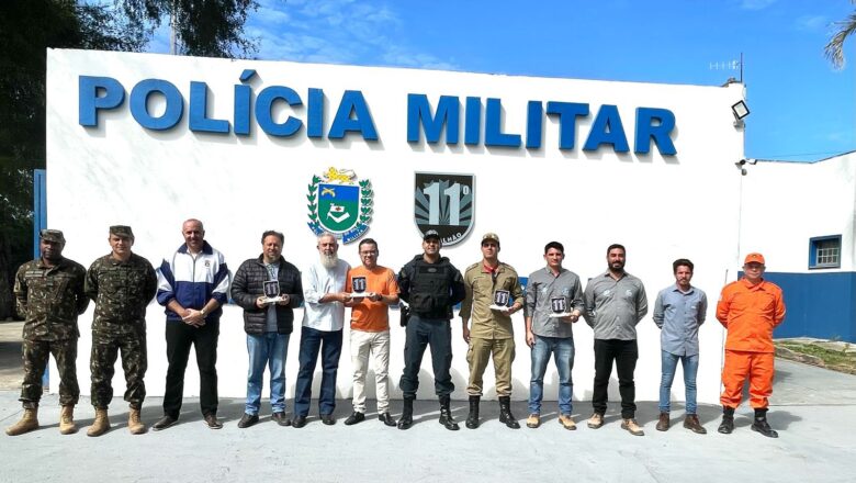 Regional de Jardim é homenageada durante inauguração de melhorias na 3ª Cia do 11° BPM em Porto Murtinho