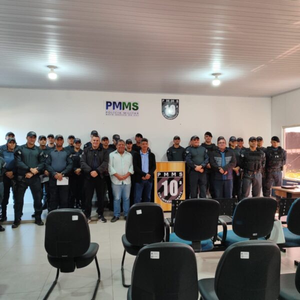 ACS marca presença em encontro que oficializou novo comando da 10ª CIPM