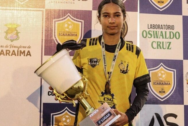 Filha de associado, atleta douradense de 11 anos é aprovada na base da Ferroviária de SP
