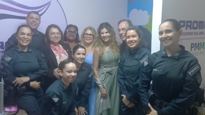 Sargento Valdinei representa ACS em inauguração de sala do Promuse no 1º BPM