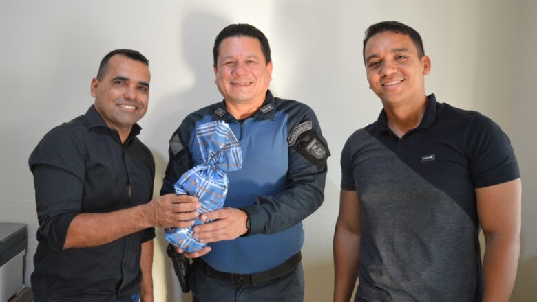 Regional da ACS em Coxim recebe novo comandante do CPA-6 em visita institucional