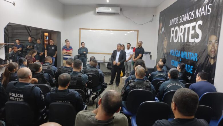 ACS apresenta pautas em andamento durante formatura no 1º BPM