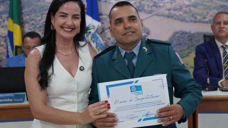 Diretor Regional de Coxim recebe Moção de Congratulação na Câmara de Vereadores