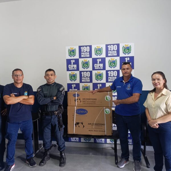 Ação da Regional de Jardim garante novo equipamento para a 1ª CIPM de Bonito