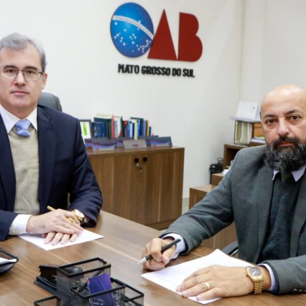 OAB/MS recebe visita institucional da ACSMP/MS