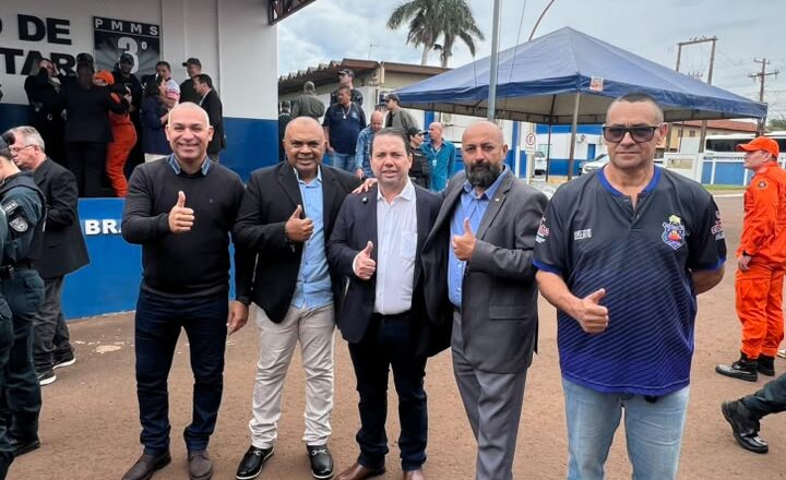 Presidente da ACS participa de trocas de comando da PM em Dourados e Fátima do Sul