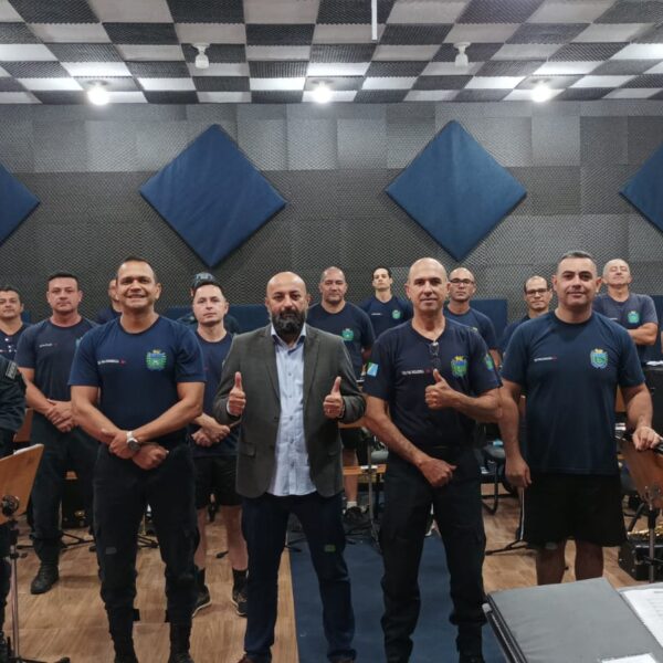 ACS reforça apoio aos militares durante visita ao Corpo Musical da PMMS