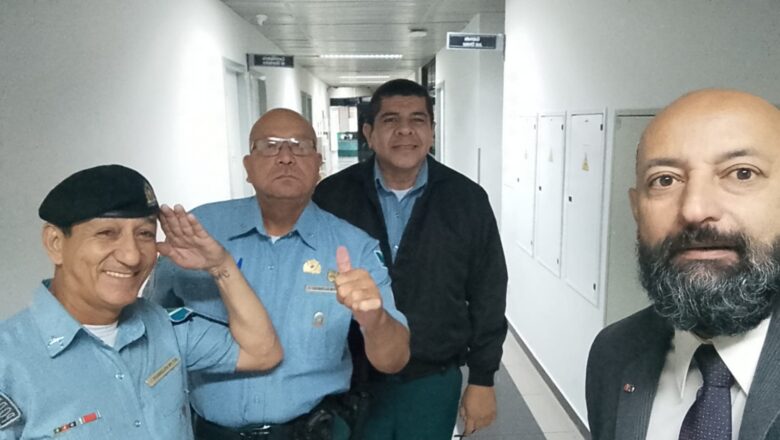 Presidente da ACS consegue liberdade para associado e visita associados de plantão no Fórum