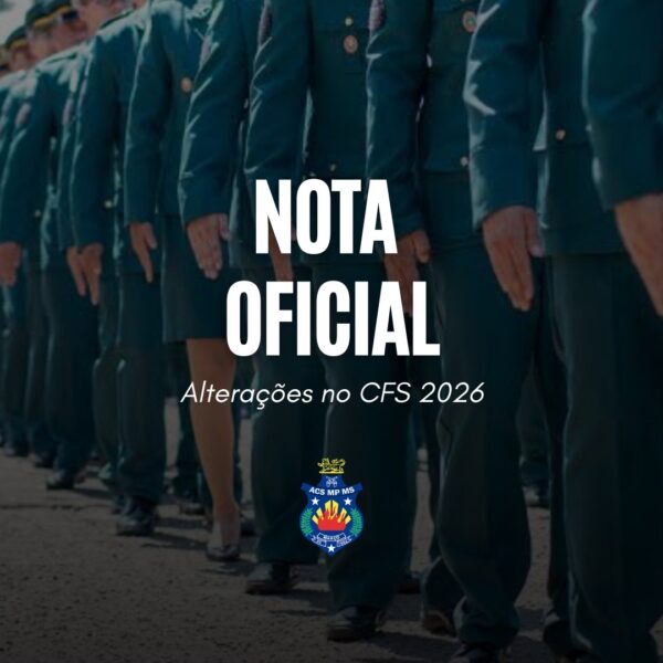NOTA OFICIAL – Alterações no CFS 2026