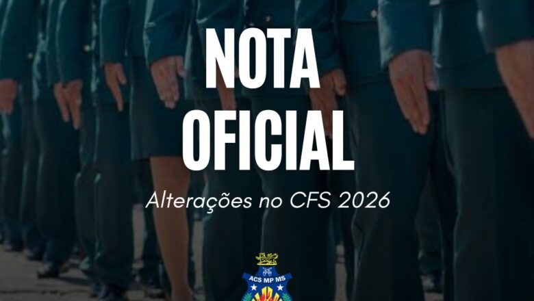 NOTA OFICIAL – Alterações no CFS 2026